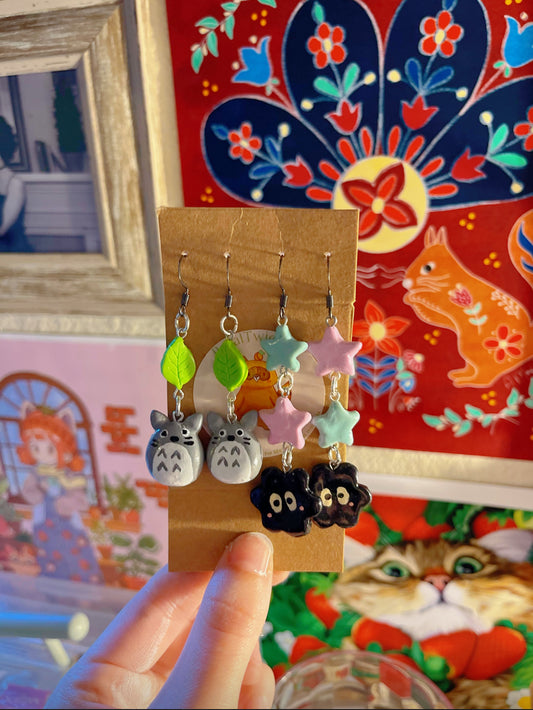 My Neighbor Totoro Earring Set!