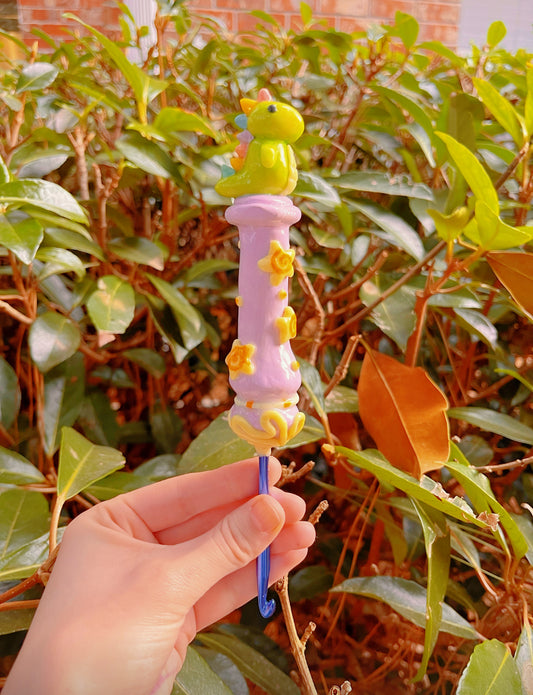 💜🦖Dino Crochet Hook! 🦖💜