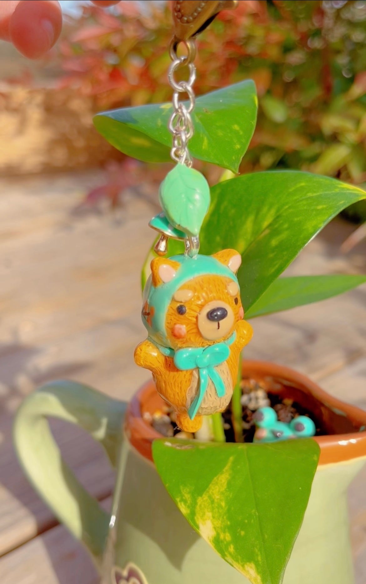 Woodland Forest Fox Keychain