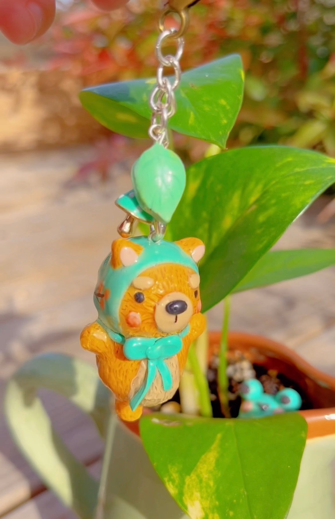 Woodland Forest Fox Keychain