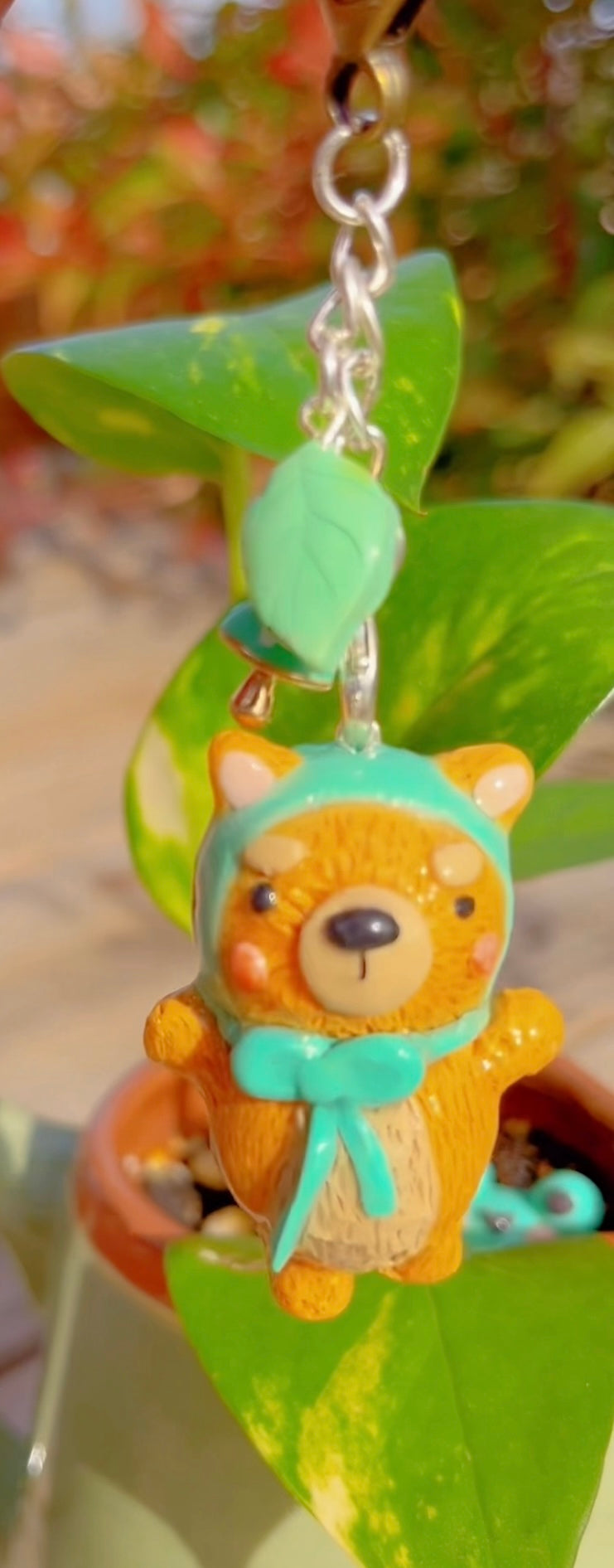 Woodland Forest Fox Keychain