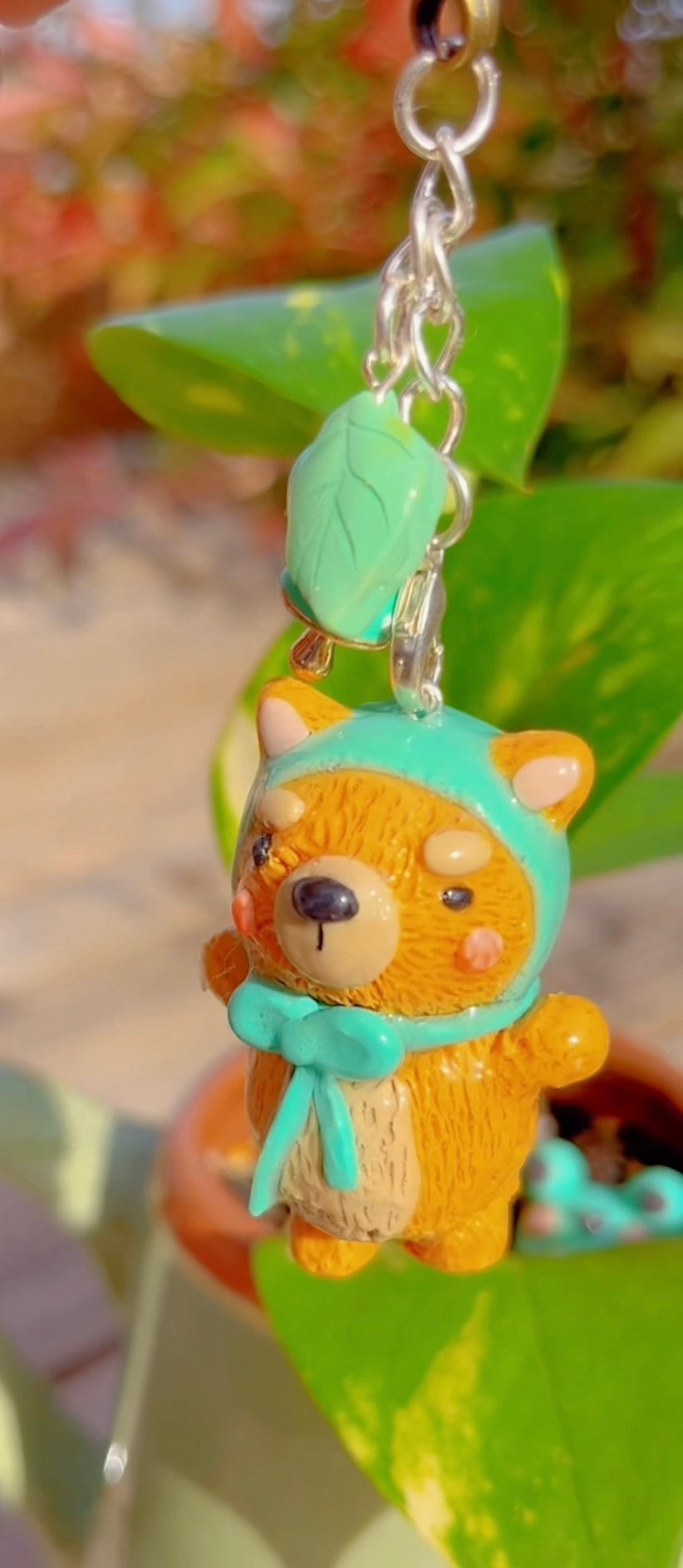 Woodland Forest Fox Keychain