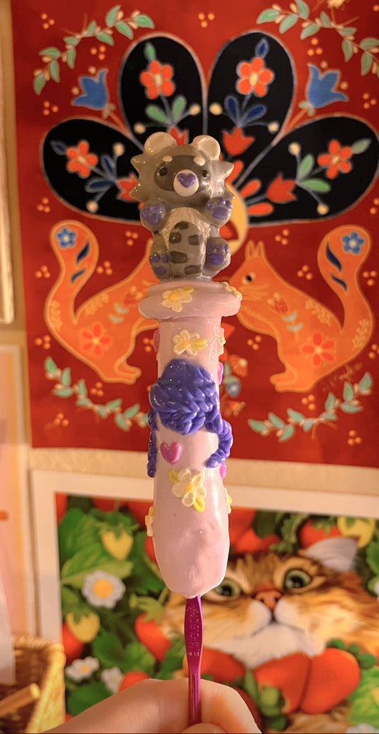 🦝💜Custom Crochet Hook💜🦝