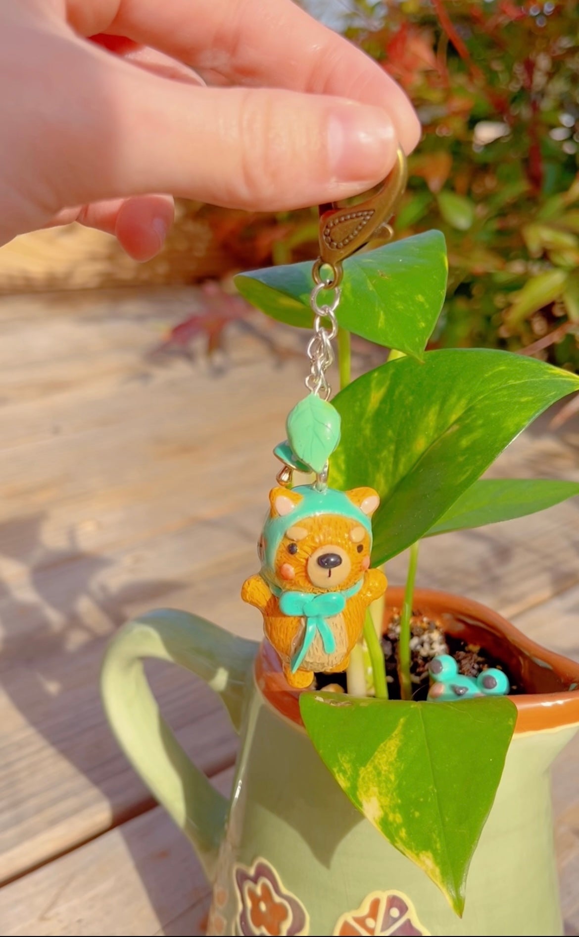 Woodland Forest Fox Keychain