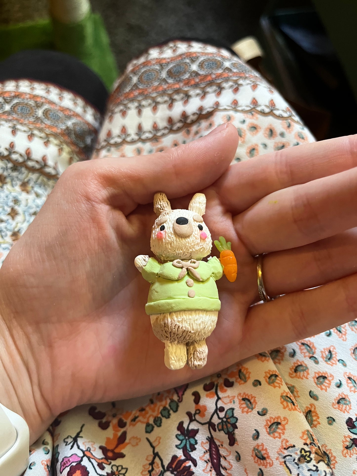 Pip The Cozy Rabbit Keychain