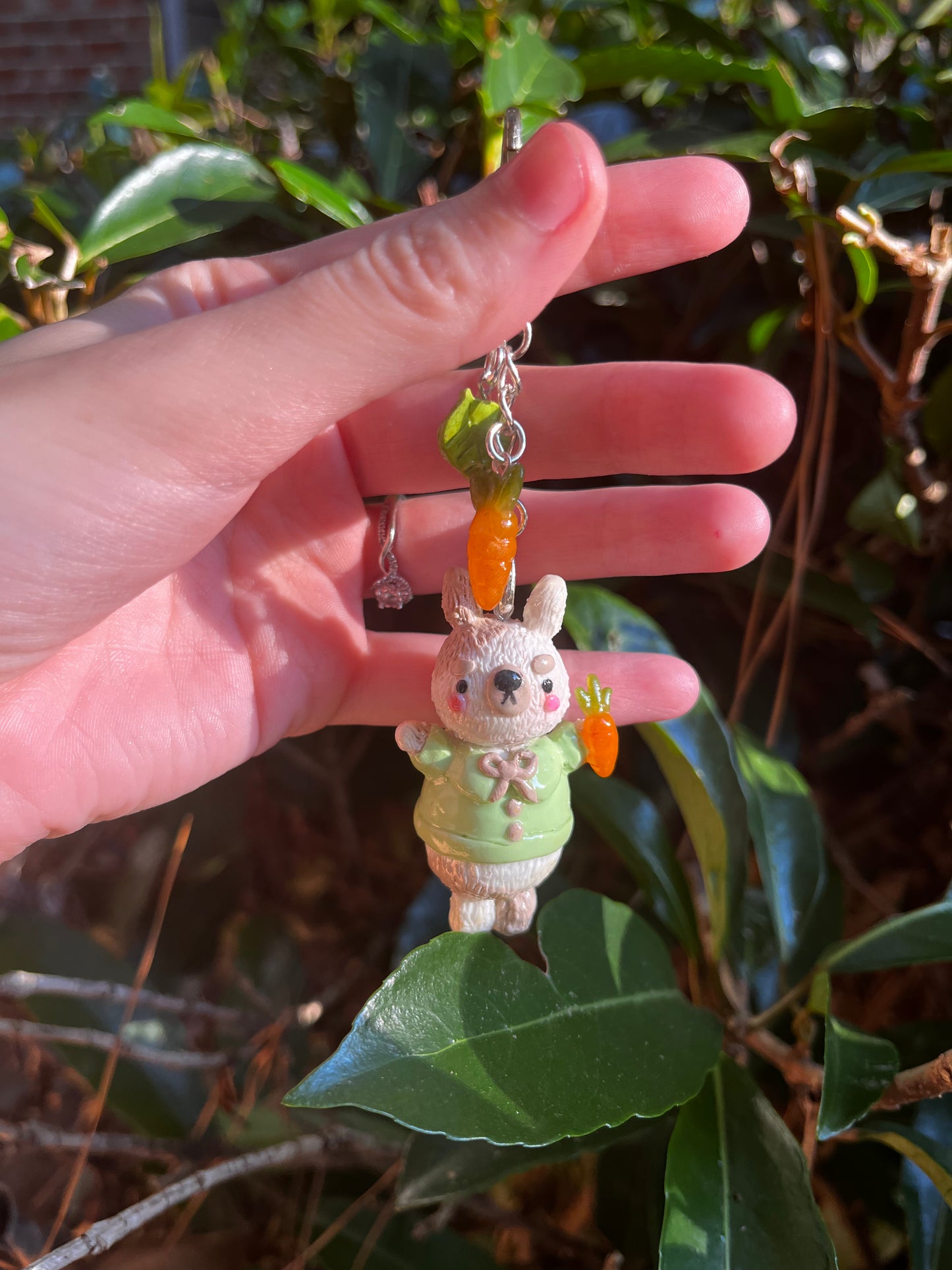 Pip The Cozy Rabbit Keychain