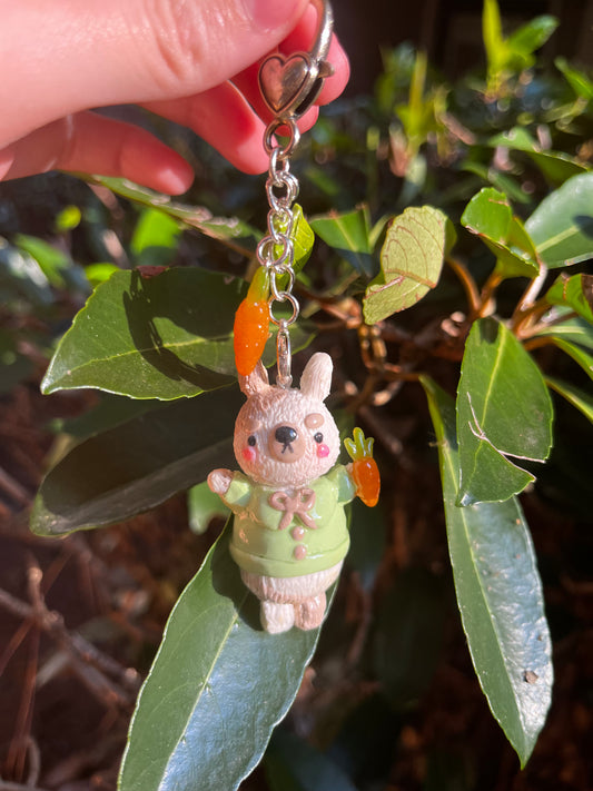 Pip The Cozy Rabbit Keychain